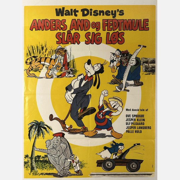 Anders And og Fedtmule sl�r sig l�s