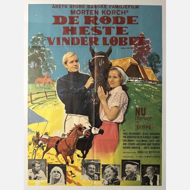 De r�de heste vinder l�bet