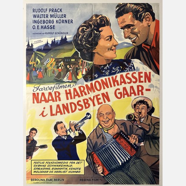 Naar harmonikassen i landsbyen gaar